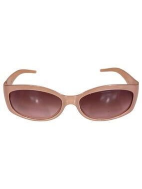 Auth Fendi Pink Oval Sunglasses Gradient Lenses Crystal FF detail FS334R vintage